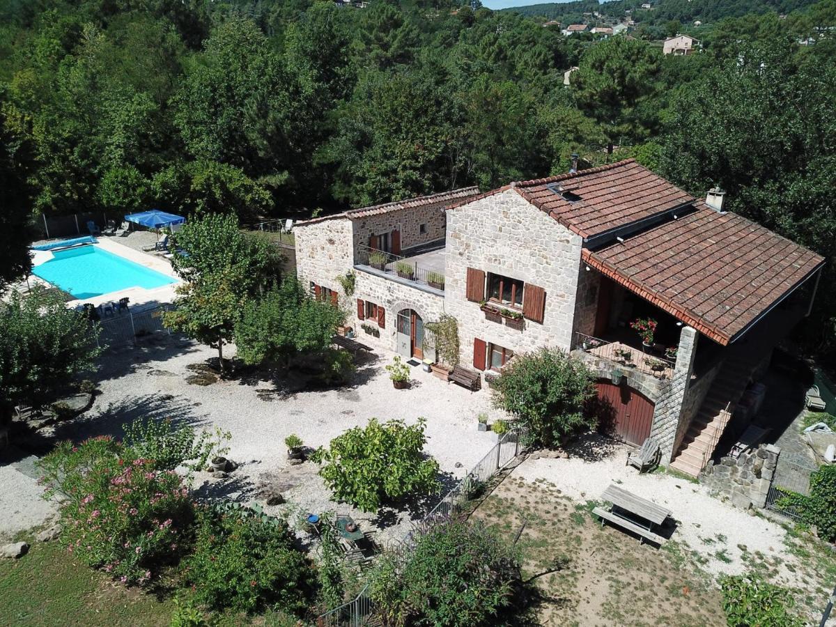 Mas Le Corbery Villa Largentiere Exterior photo